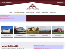Tablet Screenshot of meyerbuilding.com